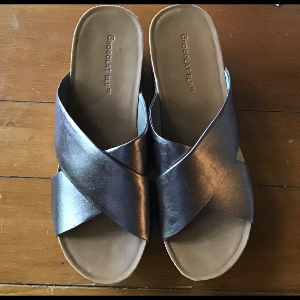 Chocolat Blu Melissa Wedge Cork Sandal